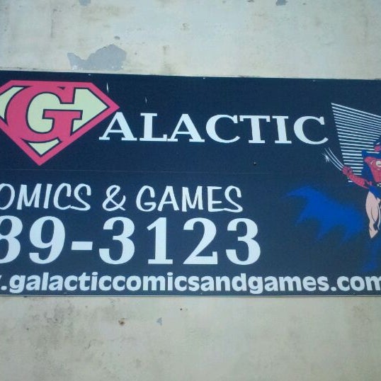 Photo taken at Galactic Comics &amp; Games by Ezio D. on 10/22/2011