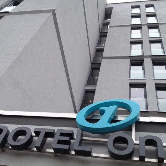 Photo taken at Motel One München-Garching by William S. on 4/16/2012