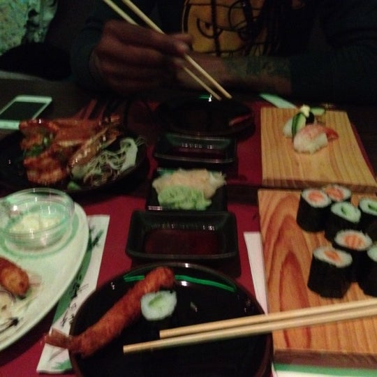 Photo taken at Kyoto Sushi &amp; Grill by Claudia O. on 4/26/2012