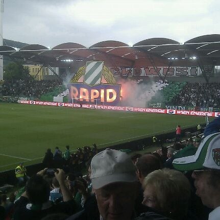 Photo taken at Gerhard Hanappi Stadium by M S. on 5/1/2011