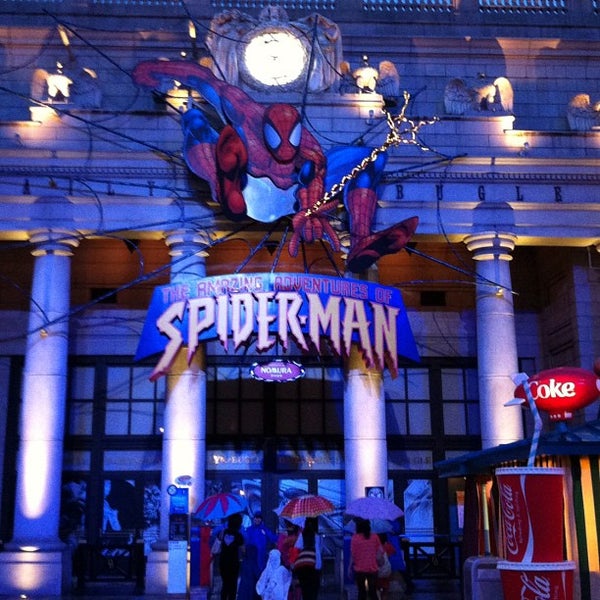 アメージング アドベンチャー オブ スパイダーマン ザ ライド 4k3d The Amazing Adventures Of Spider Man The Ride 4k3d 大阪市のテーマパークの乗り物 アトラクション