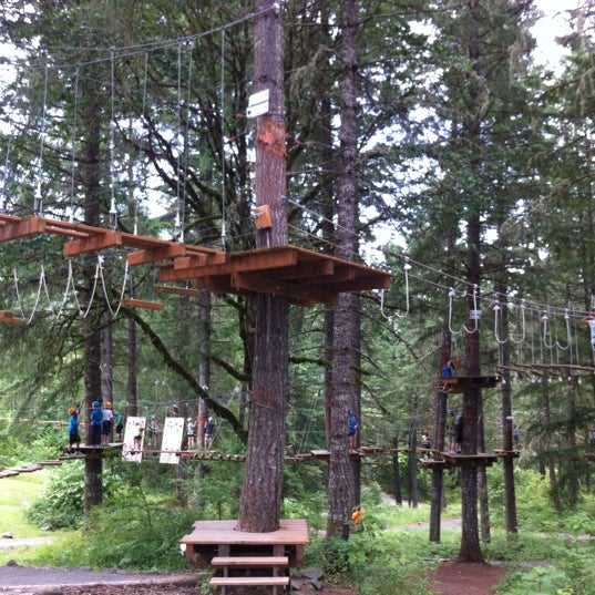 Photo taken at Tree to Tree Adventure Park by Chris C. on 7/20/2012