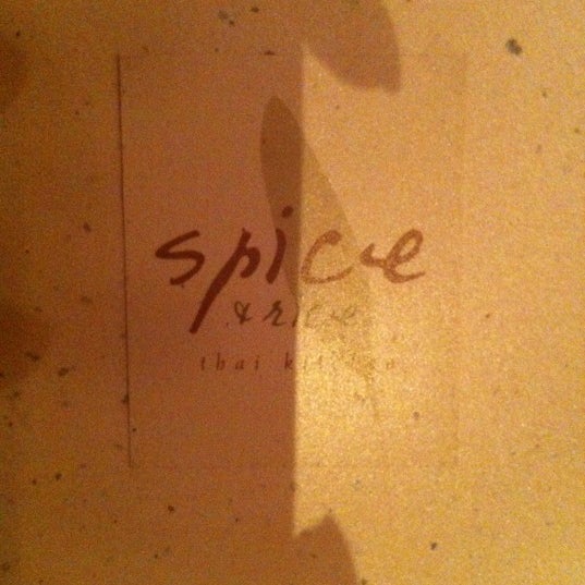 Photo taken at Spice &amp; Rice Kitchen by Sarah P. on 3/14/2012