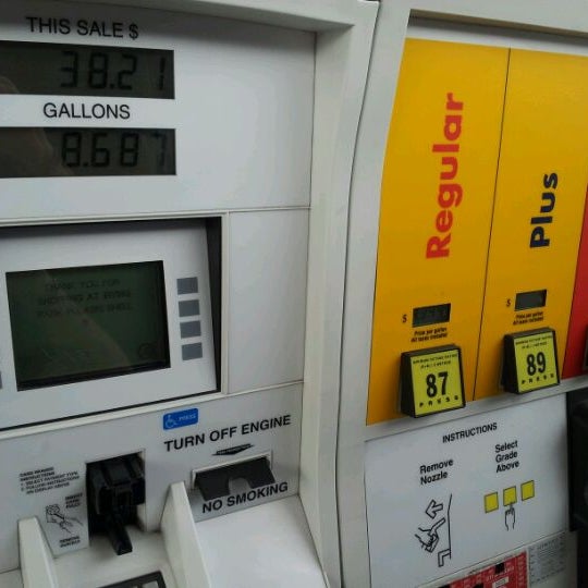 Photo taken at Shell by Chris V. on 5/2/2012