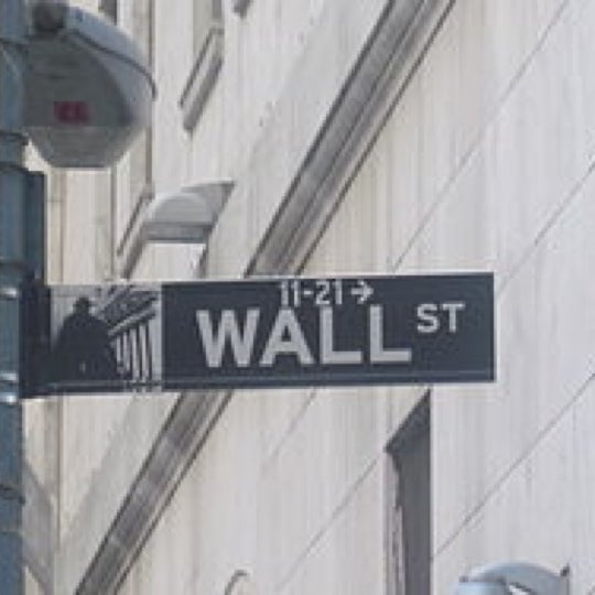 Wall Street Carretera En Financial District