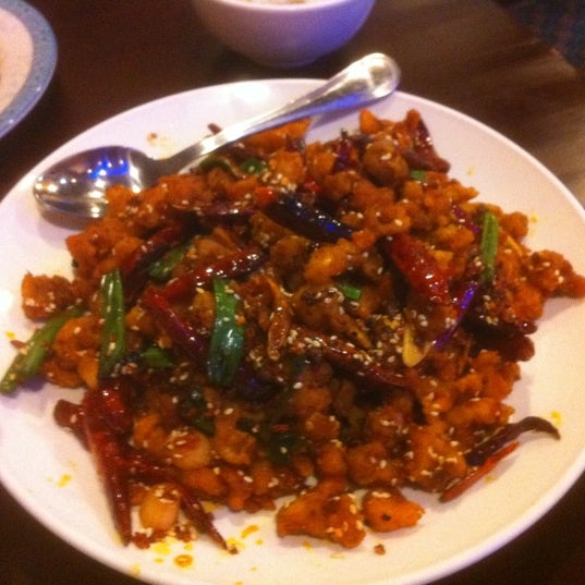 One of th spiciest dish I've ever had: chongqing spicy chicken