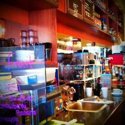 Photo taken at Black Cat Coffee House by Jeff D. on 1/13/2012