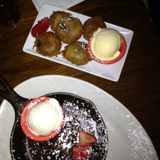The pork belly is out of this world, and the deep fried oreos are beyond imagination, because they are. Nice waiter!