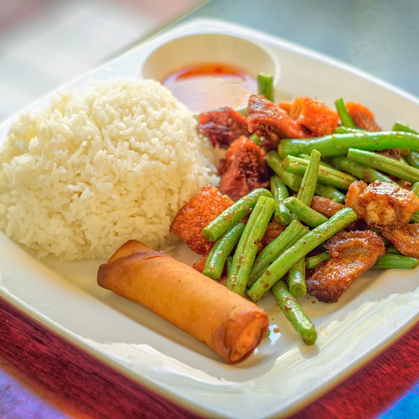 Try the new Lunch specials at Wu Ha Thai food One Entree + Rice + Egg Roll + Soup and Soda for $6.75. New management so you can expect much improvement inside the restaurant. Great tasting Thai food.