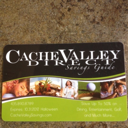 Use your Cache Valley Direct card and get 2-4-1 entrees.