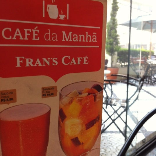 Photo taken at Fran&#39;s Café Moema by Ana P. on 9/1/2012