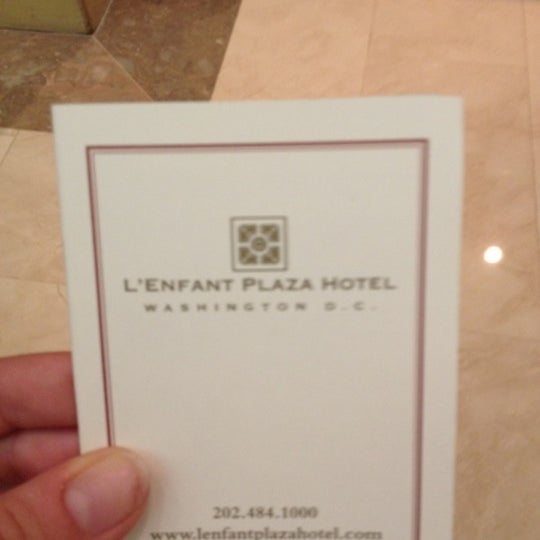 8/13/2012にMelani R.がL&#39;Enfant Plaza Hotelで撮った写真