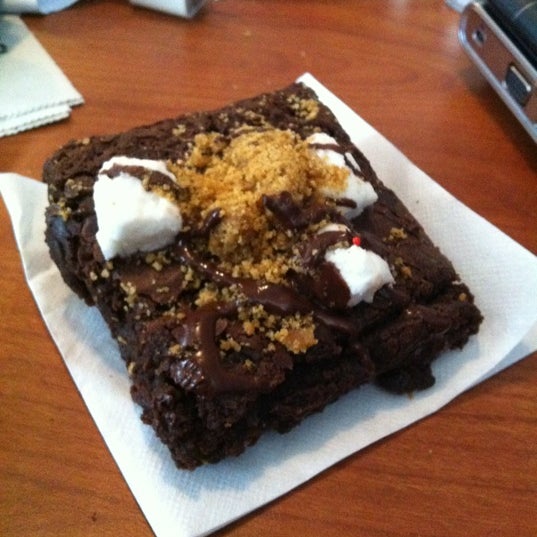 The brownies are the best ever. Seriously, so fudgy and amazing!