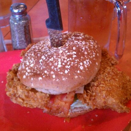 Try their Zappa potato chip encrusted chicken burger. It's phenomenal!