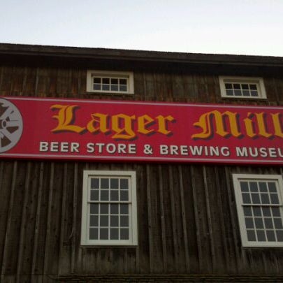 Photo taken at Lager Mill Beer Store &amp; Brewing Museum by Timothy H. on 10/8/2011