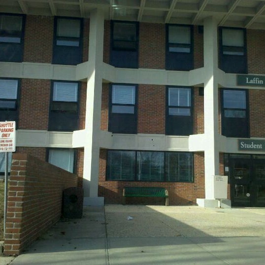 The front of Laffin Hall