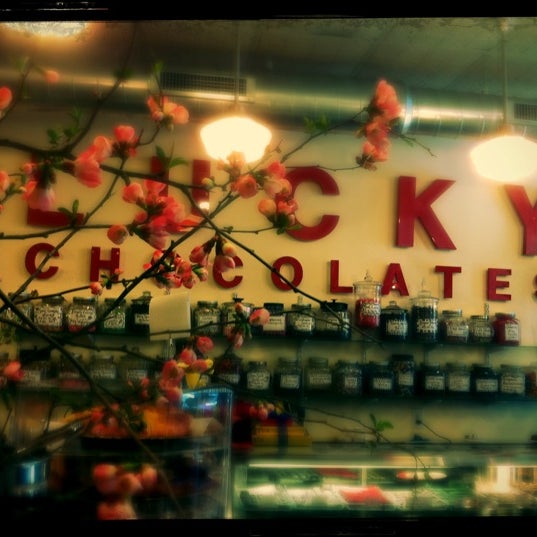 Photo taken at Lucky Chocolates, Artisan Sweets And Espresso by Frank C. on 5/29/2011