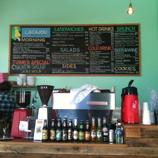 Photo taken at L&#39;acajou Bakery &amp; Café by Xian X. on 8/9/2011