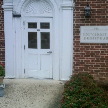 Photo taken at Washington and Lee&#39;s University Registrar&#39;s Office by Scott D. on 8/19/2011