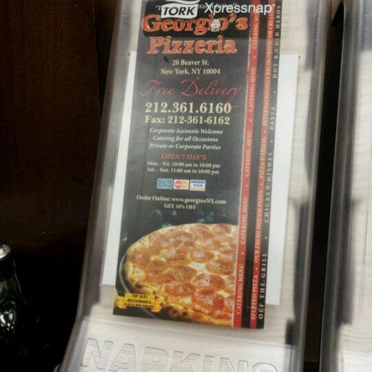Photo taken at Georgio&#39;s Pizzeria by Shamika G. on 4/6/2012