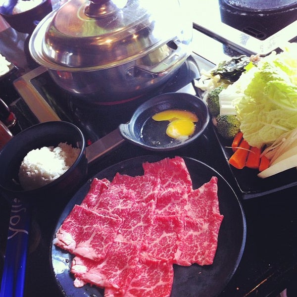 Photo taken at Yojie Japanese Fondue by coi t. on 5/21/2012