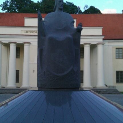 Photo taken at Monument to King Mindaugas by Vytautas J. on 6/20/2011