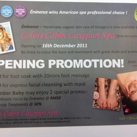 Photos At Colors Cabin Luxepuri Wellness Spa Spa In Kota Kemuning