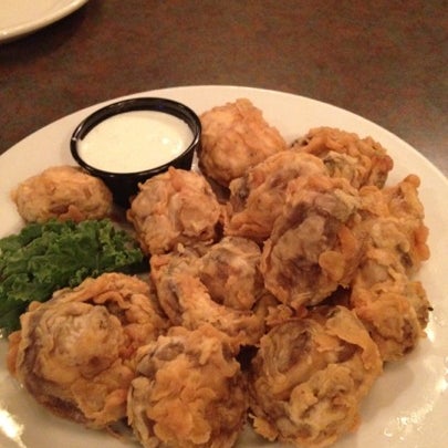 Fried mushrooms are a MUST!