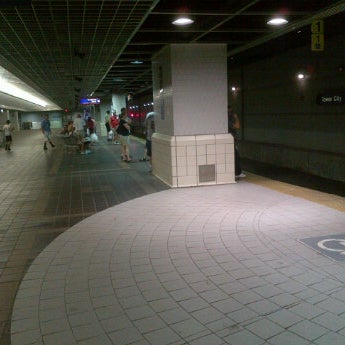 Photo taken at RTA Tower City Rapid Station by Kelly M. on 5/28/2012