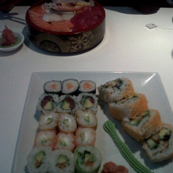 Photo taken at Eat Sushi by Hanane A. on 1/16/2012