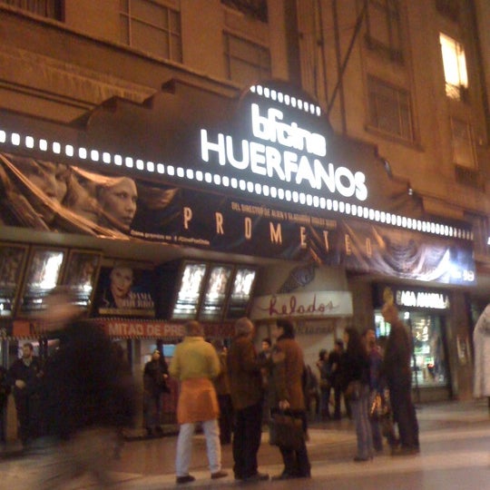 Photo taken at Cine Huérfanos by Hector C. on 5/29/2012