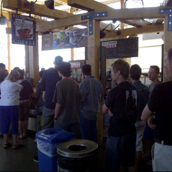 Photo taken at Salt Spring Coffee - Tsawwassen Ferry Terminal by Allen W. on 8/4/2011