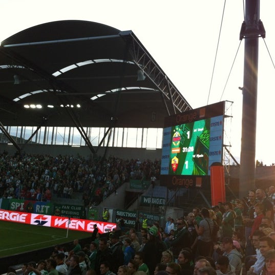 Photo taken at Gerhard Hanappi Stadium by DaGuade F. on 7/17/2012