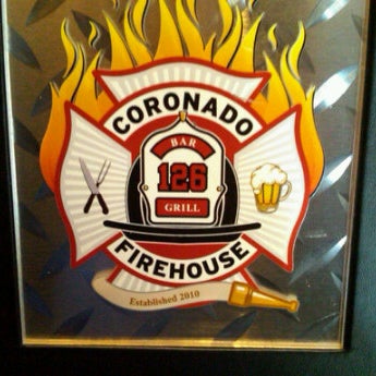 Photo taken at Coronado Firehouse Bar &amp; Grill by Amanda C. on 3/10/2012
