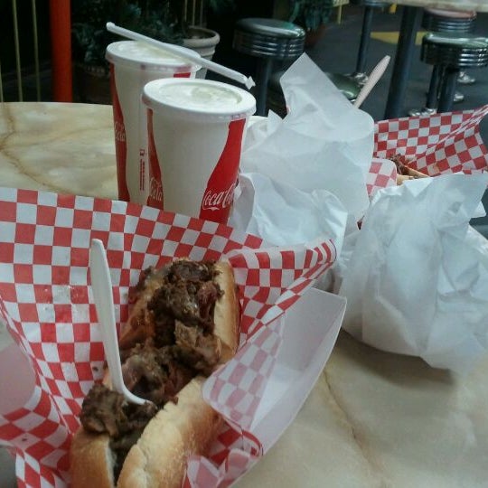 Photo taken at POP&#39;S Philly Steaks by Marcus S. on 8/18/2011