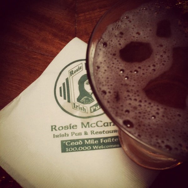 Photo taken at Rosie McCann&#39;s Irish Pub &amp; Restaurant by katherine c. on 6/2/2012