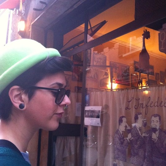 Photo taken at L&#39;Infedele by Yulishka F. on 3/15/2012