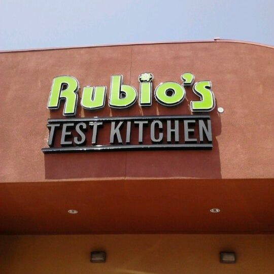 Photo taken at Rubio&#39;s Coastal Grill by Erin H. on 5/8/2012