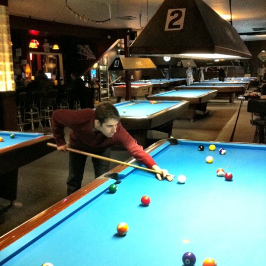 Photo taken at Eastside Billiards &amp; Bar by Jonathan C. on 2/12/2012