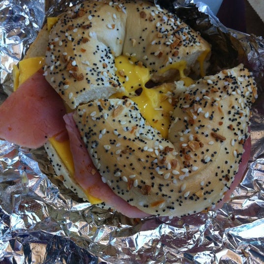 Photo taken at Makeb&#39;s Bagels by Susanna M. on 5/6/2012