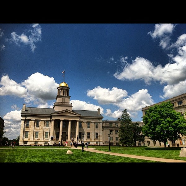 The Pentacrest College Quad in Iowa City