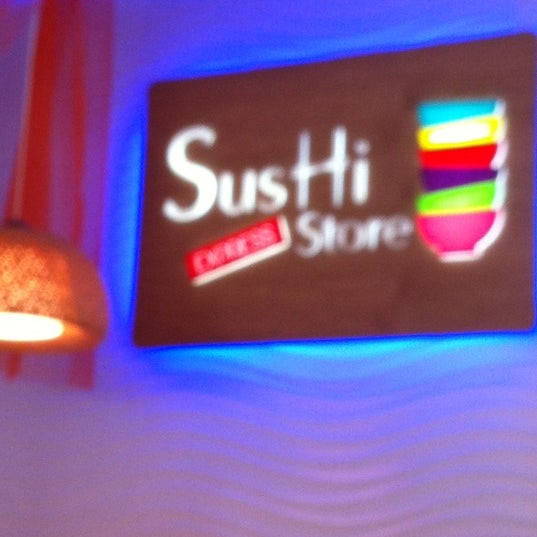 Photo taken at Sushi Store Express by Santiago C. on 6/2/2012
