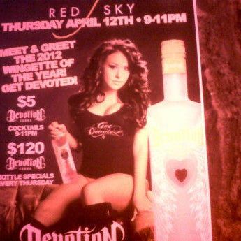 Photo taken at Red Sky Restaurant, Lounge &amp; Night Club by Devotion V. on 3/29/2012