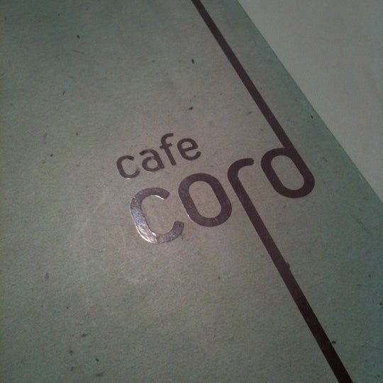 Снимок сделан в Cafe Cord пользователем Angela 7/25/2012