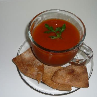 Our "Chunky Tomato Basil Soup"