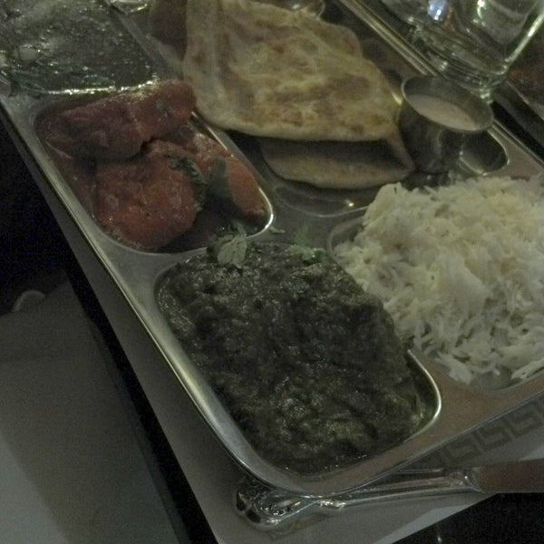 Go for the Thaali platter, you'll get SO MUCH food, and a great sampler of amazing Indian cuisine. (and for a reasonable price!)