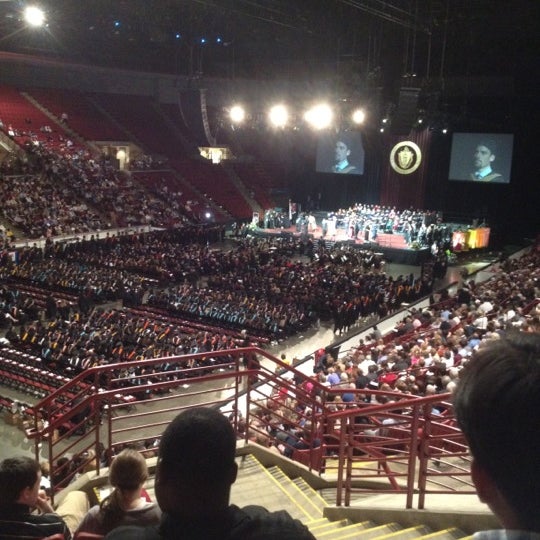Photo taken at Mullins Center by a b. on 5/11/2012