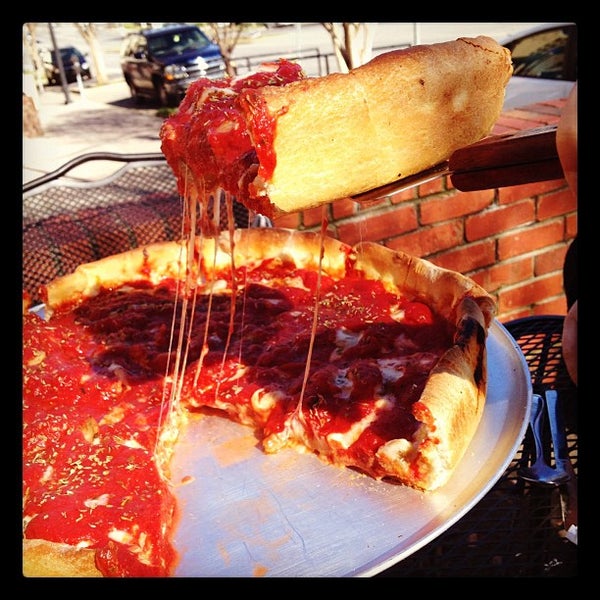 Photo taken at Little Chicago Pizzeria &amp; Grill by Brad H. on 3/10/2012