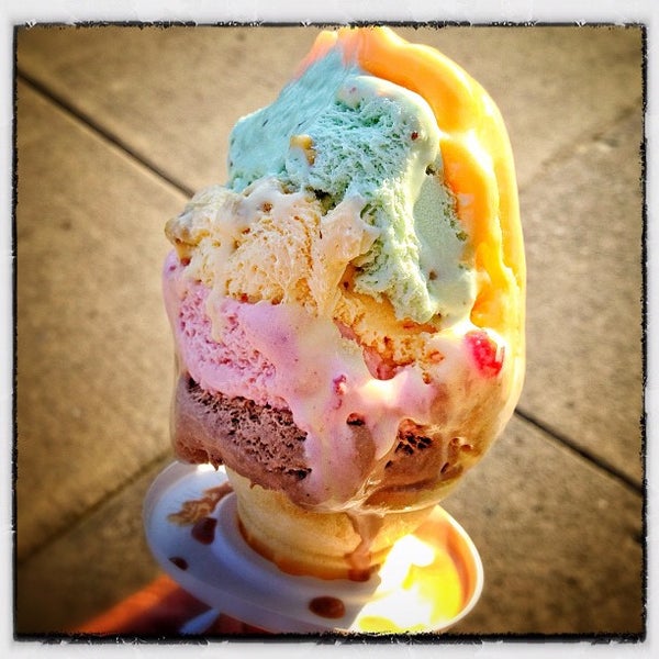 Photo taken at The Original Rainbow Cone by Eric H. on 8/30/2012