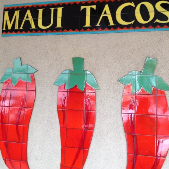 Photo taken at Maui Tacos by Chunk on 4/23/2012